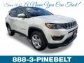 2019 White Jeep Compass Latitude 4x4  photo #1