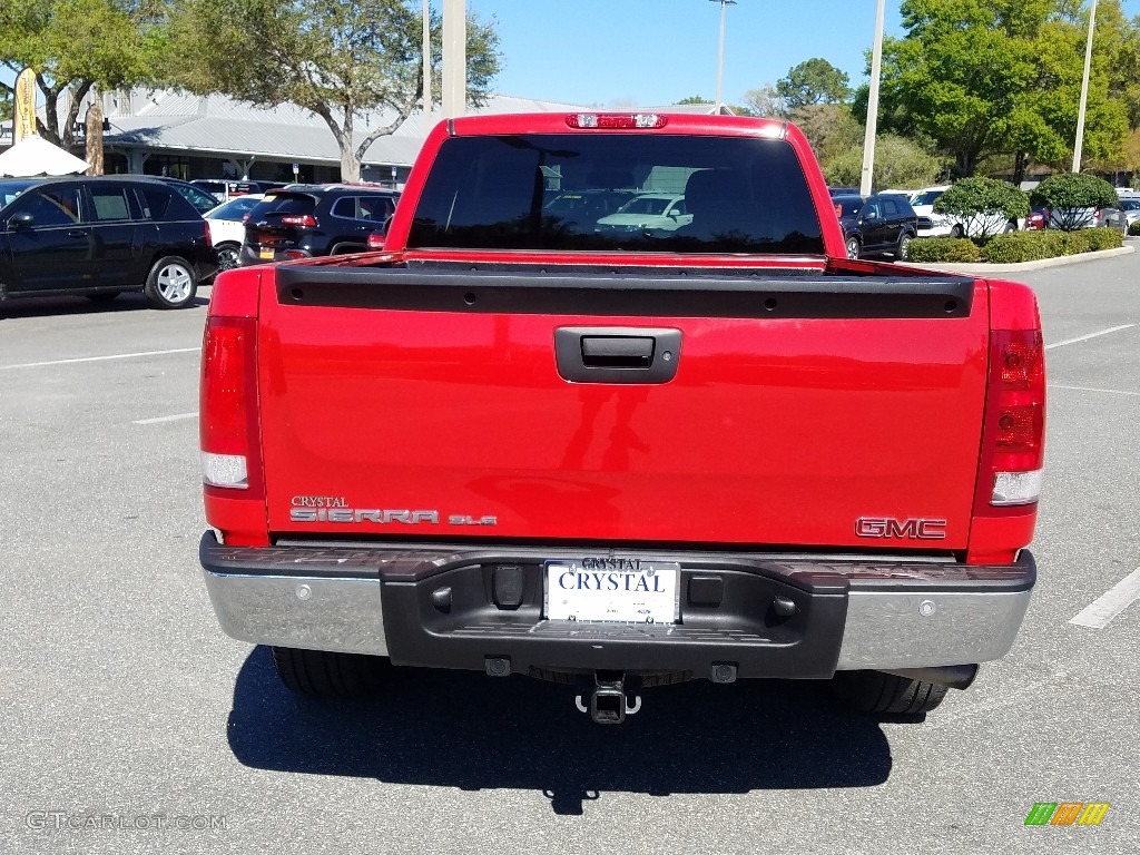 2013 Sierra 1500 SLE Extended Cab 4x4 - Fire Red / Ebony photo #4