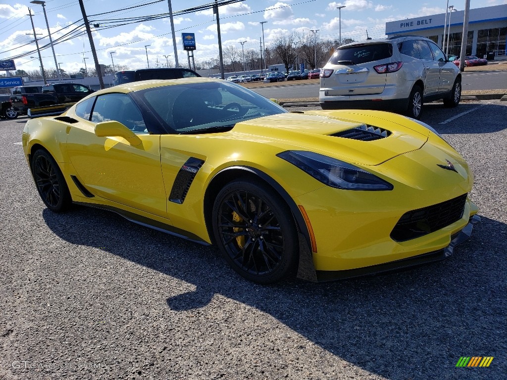 2016 Corvette Z06 Coupe - Corvette Racing Yellow Tintcoat / Jet Black photo #1