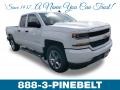 Summit White 2019 Chevrolet Silverado LD Custom Double Cab 4x4