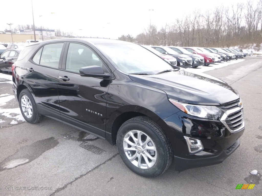 Mosaic Black Metallic 2019 Chevrolet Equinox LS AWD Exterior Photo #132240176