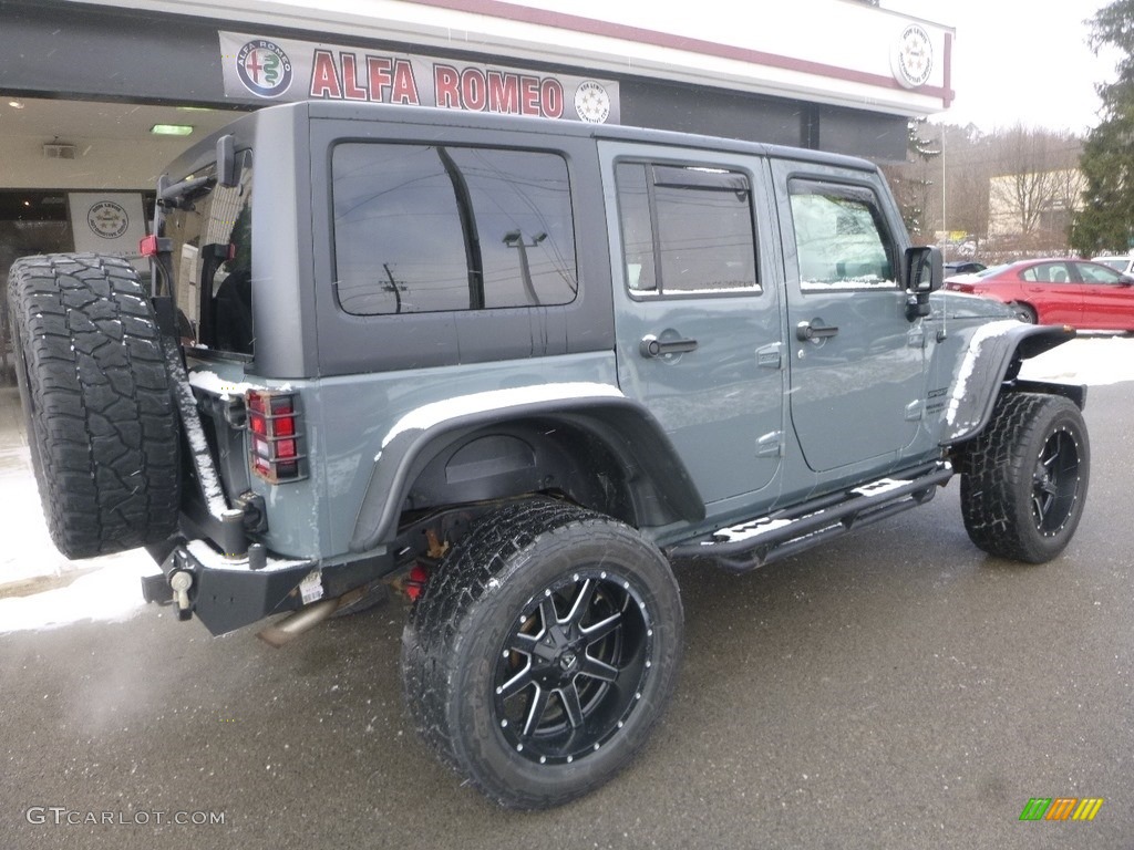 2015 Wrangler Unlimited Sport 4x4 - Anvil / Black photo #2