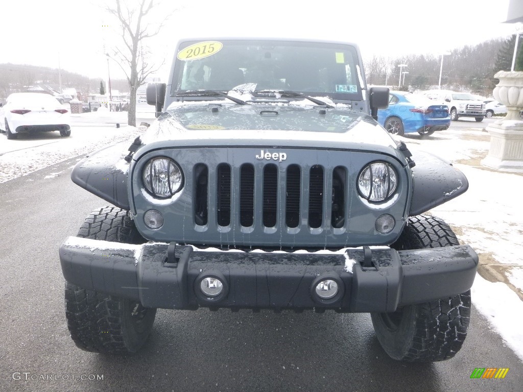 2015 Wrangler Unlimited Sport 4x4 - Anvil / Black photo #4