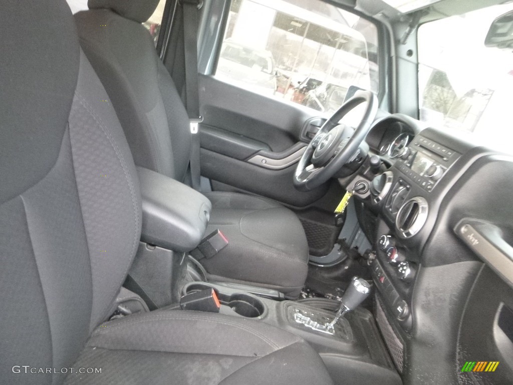 2015 Wrangler Unlimited Sport 4x4 - Anvil / Black photo #11