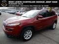 2016 Deep Cherry Red Crystal Pearl Jeep Cherokee Latitude 4x4  photo #1