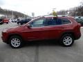 2016 Deep Cherry Red Crystal Pearl Jeep Cherokee Latitude 4x4  photo #2