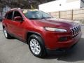 2016 Deep Cherry Red Crystal Pearl Jeep Cherokee Latitude 4x4  photo #8