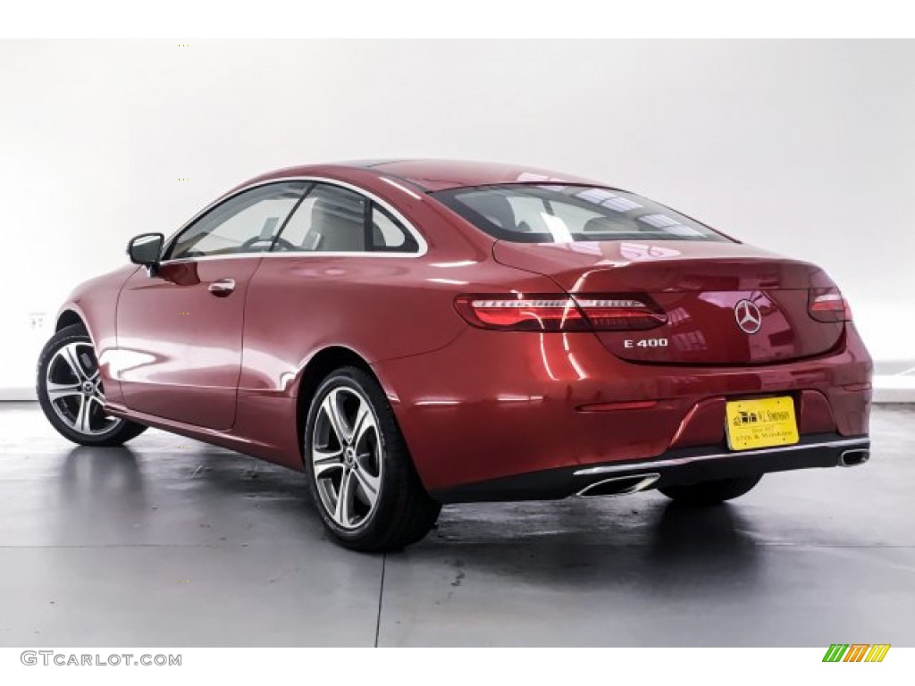 2018 E 400 Coupe - designo Cardinal Red Metallic / Macchiato Beige/Black photo #10