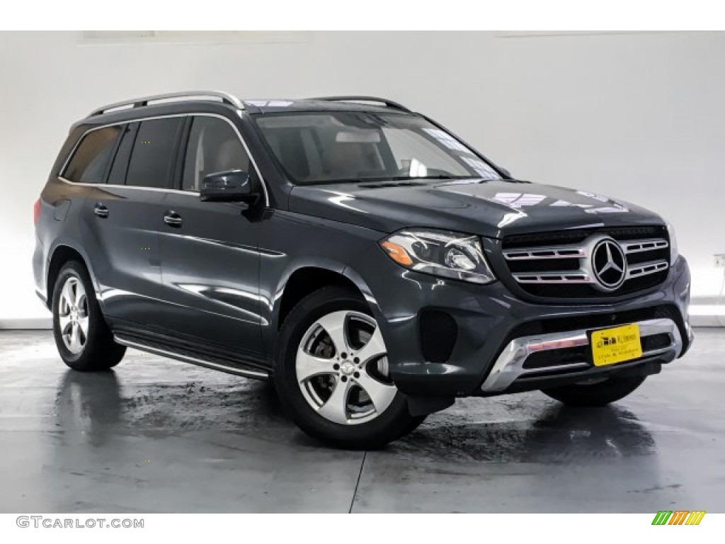 Steel Gray Metallic 2017 Mercedes-Benz GLS 450 4Matic Exterior Photo #132245146