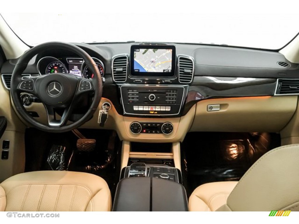 2017 Mercedes-Benz GLS 450 4Matic Ginger Beige/Black Dashboard Photo #132245152