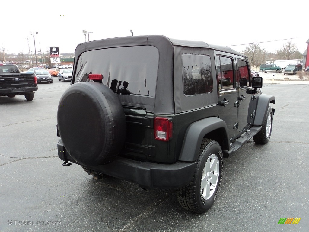 2010 Wrangler Unlimited Sport 4x4 - Natural Green Pearl / Dark Slate Gray/Medium Slate Gray photo #5