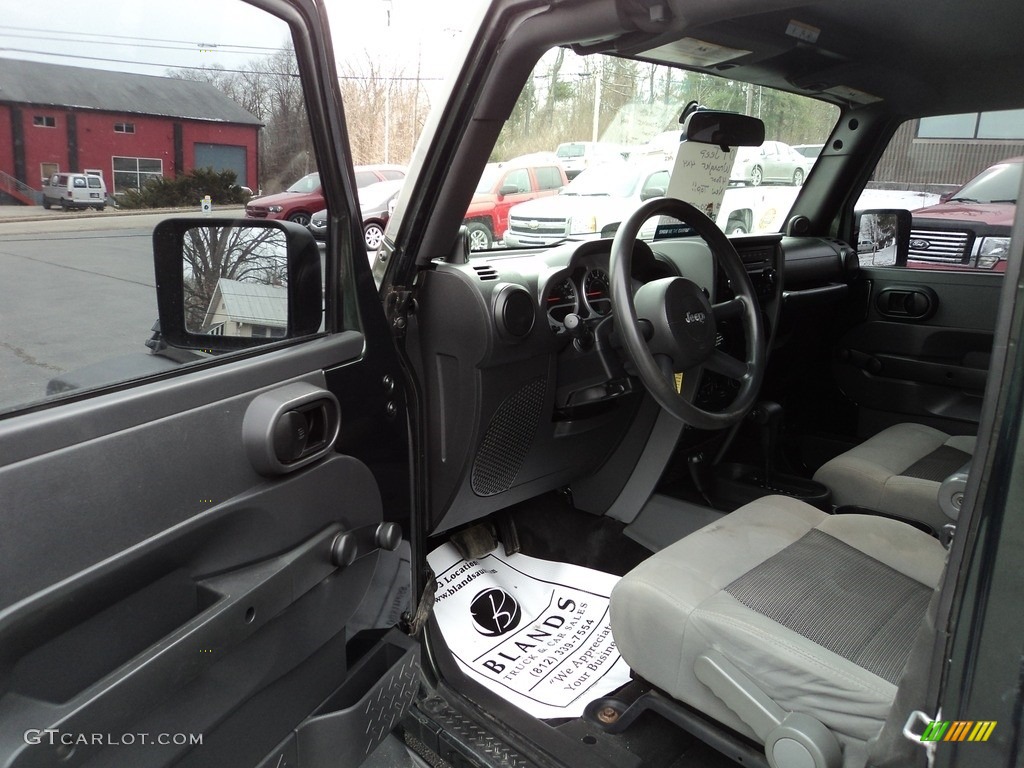 2010 Wrangler Unlimited Sport 4x4 - Natural Green Pearl / Dark Slate Gray/Medium Slate Gray photo #9