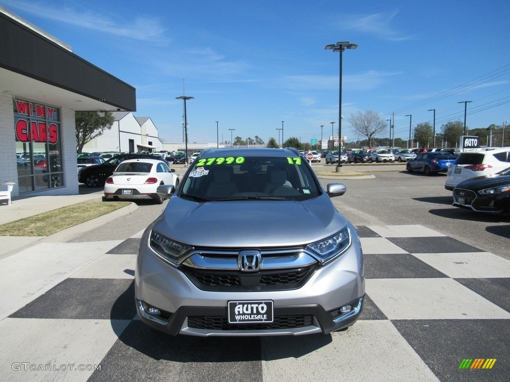 2017 CR-V Touring AWD - Lunar Silver Metallic / Ivory photo #2