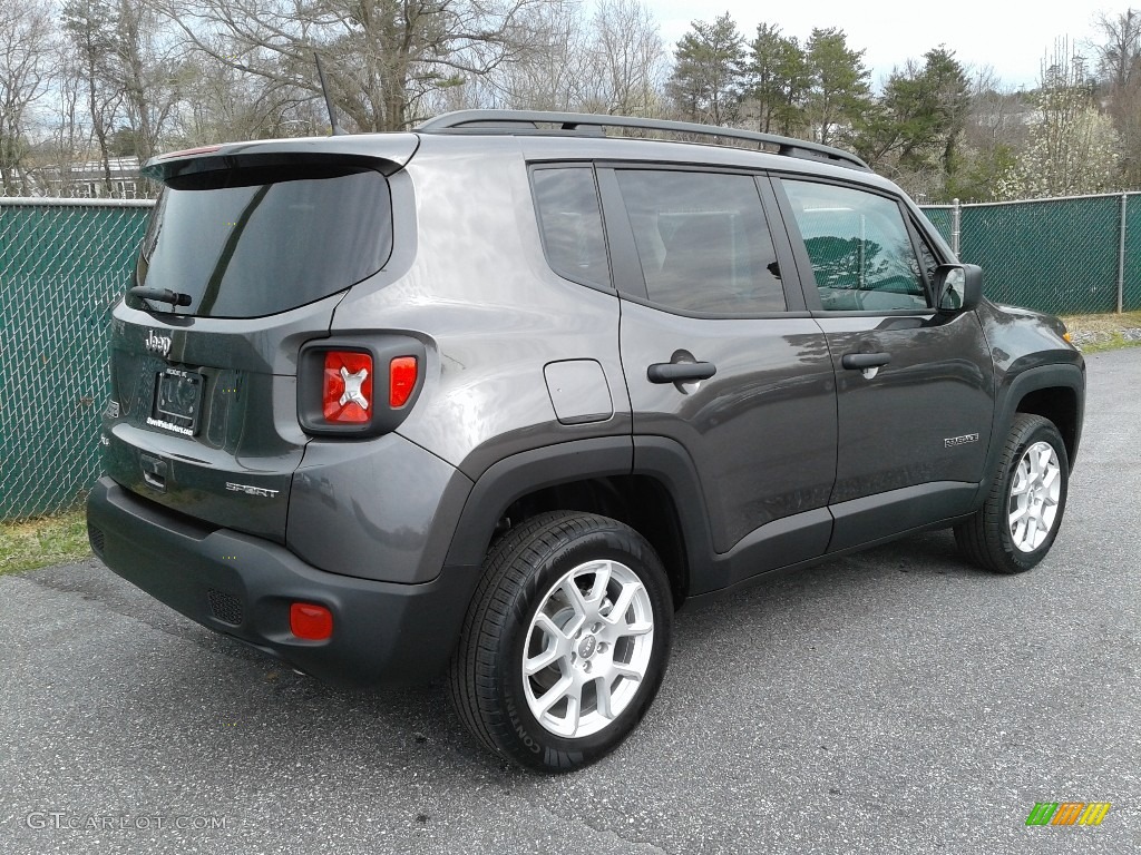 2019 Renegade Sport 4x4 - Granite Crystal Metallic / Black/Sandstorm photo #6