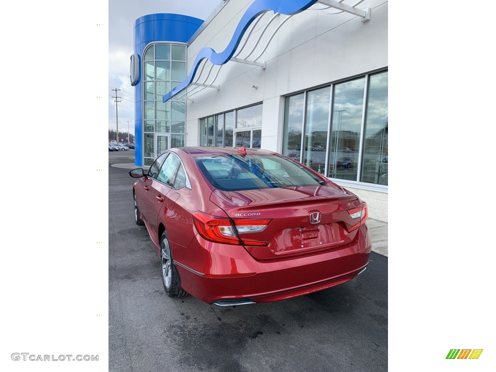 2019 Accord EX-L Sedan - Radiant Red Metallic / Ivory photo #7
