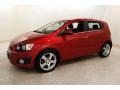 2013 Crystal Red Tintcoat Chevrolet Sonic LTZ Hatch  photo #3