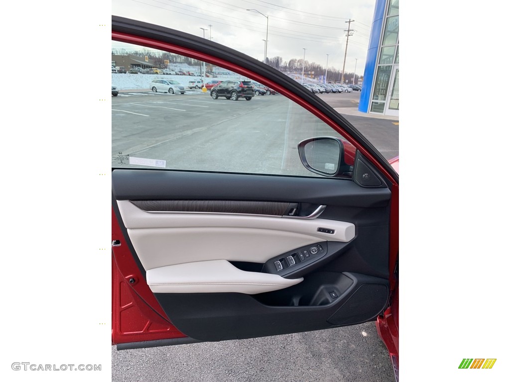 2019 Accord EX-L Sedan - Radiant Red Metallic / Ivory photo #8