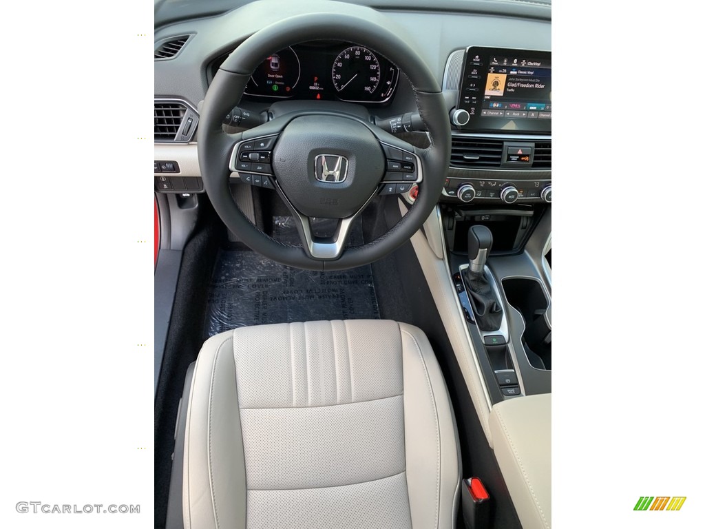 2019 Accord EX-L Sedan - Radiant Red Metallic / Ivory photo #11