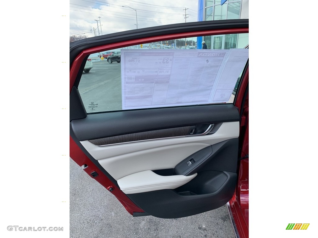 2019 Accord EX-L Sedan - Radiant Red Metallic / Ivory photo #16