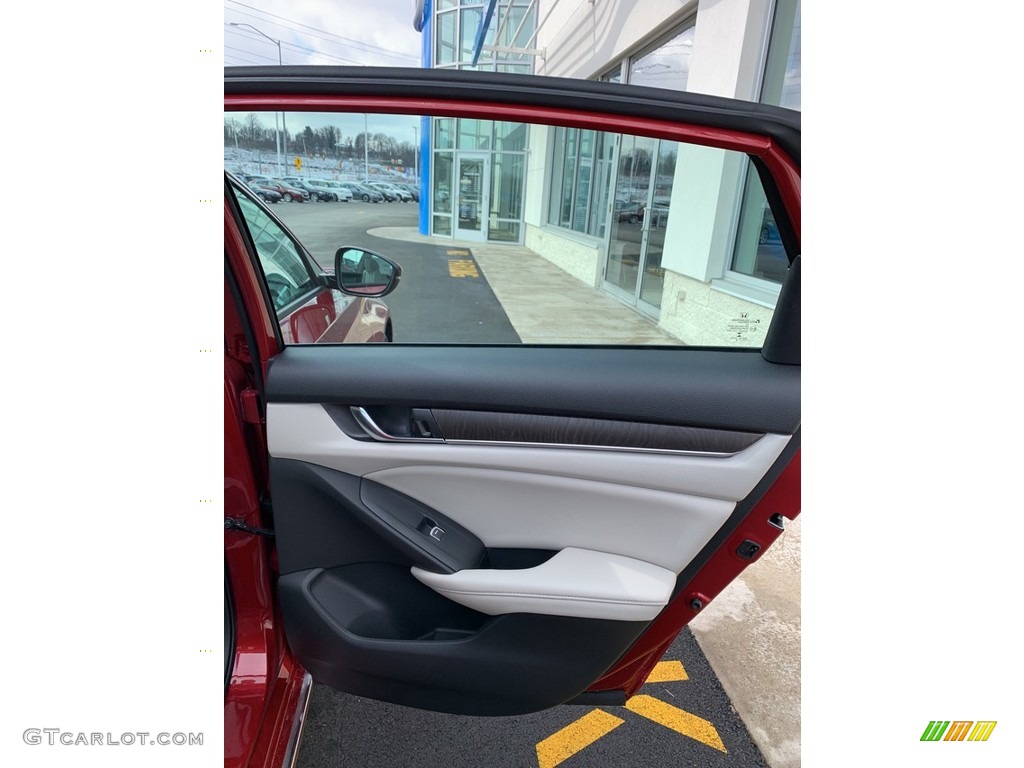 2019 Accord EX-L Sedan - Radiant Red Metallic / Ivory photo #23