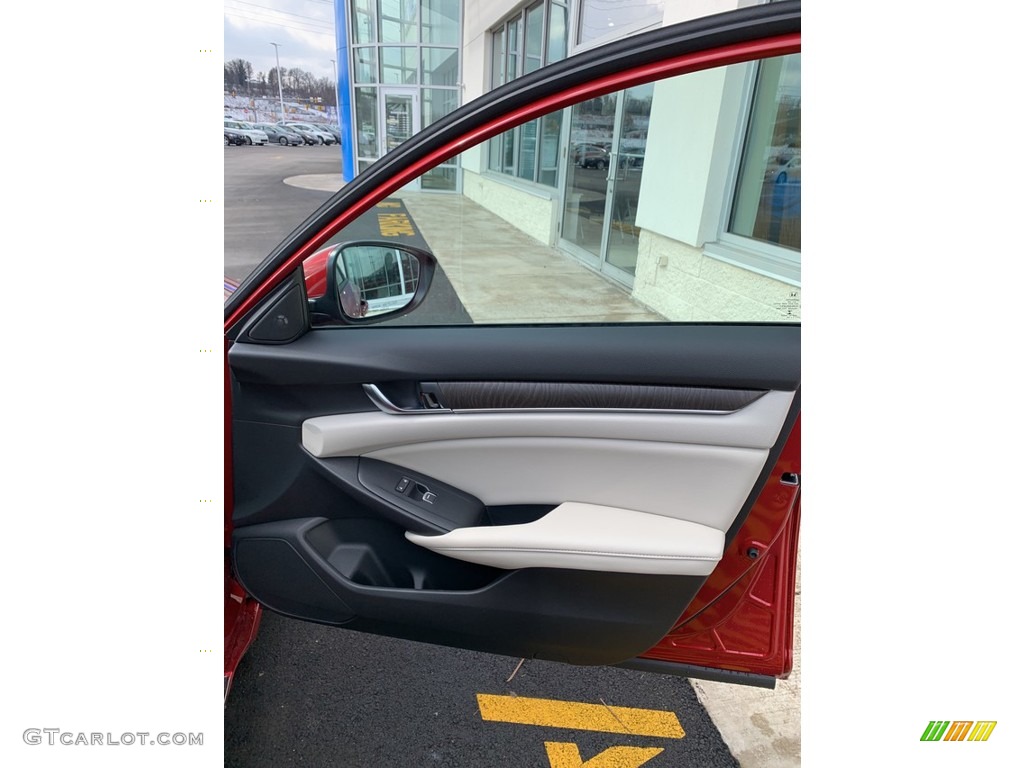 2019 Accord EX-L Sedan - Radiant Red Metallic / Ivory photo #27