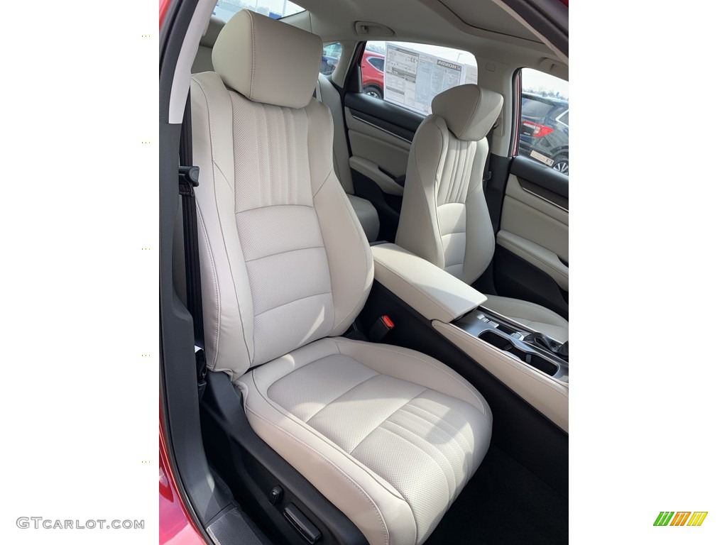 2019 Accord EX-L Sedan - Radiant Red Metallic / Ivory photo #28