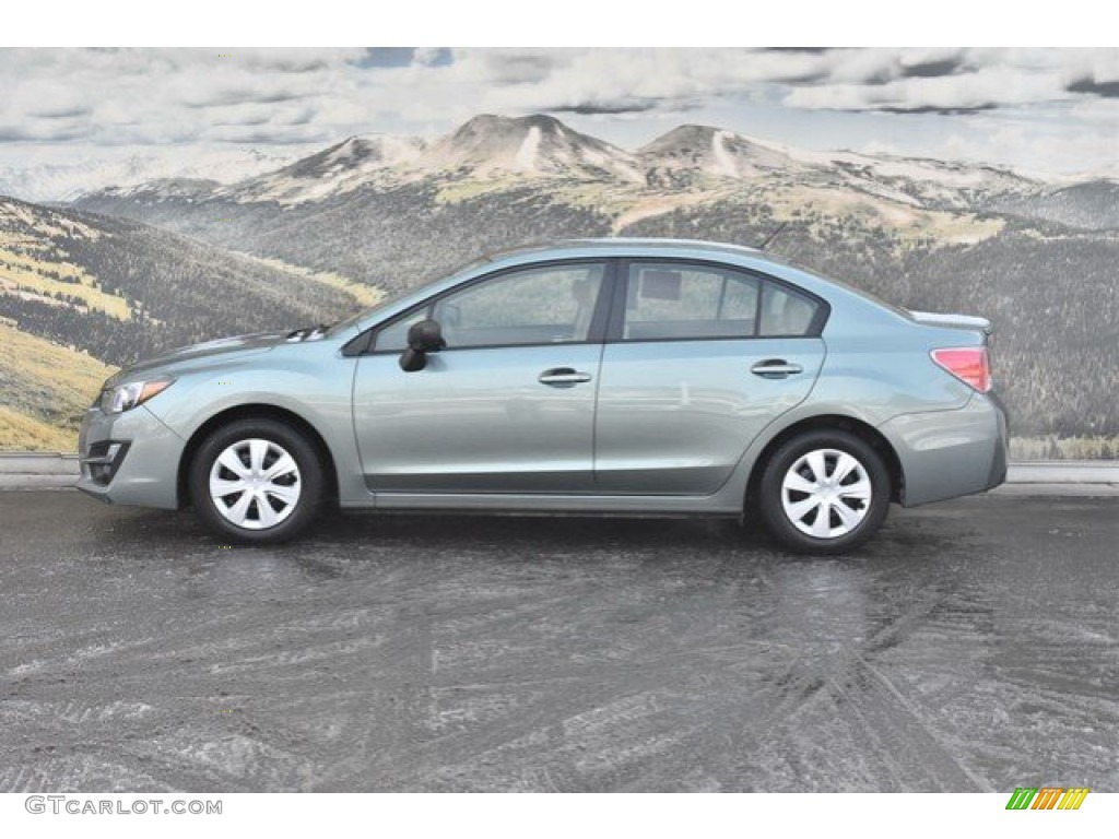 2016 Impreza 2.0i 4-door - Jasmine Green Metallic / Ivory photo #6