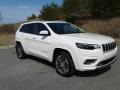 2019 Pearl White Jeep Cherokee Overland 4x4  photo #4