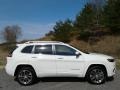 2019 Pearl White Jeep Cherokee Overland 4x4  photo #5