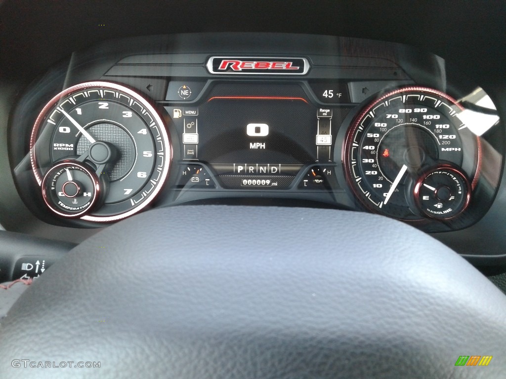 2019 Ram 1500 Rebel Crew Cab 4x4 Gauges Photo #132251939