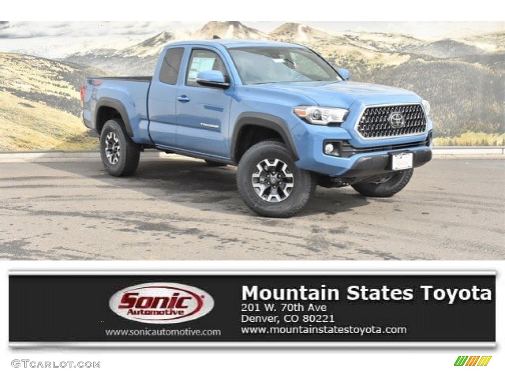 2019 Tacoma TRD Sport Access Cab 4x4 - Cavalry Blue / TRD Graphite photo #1