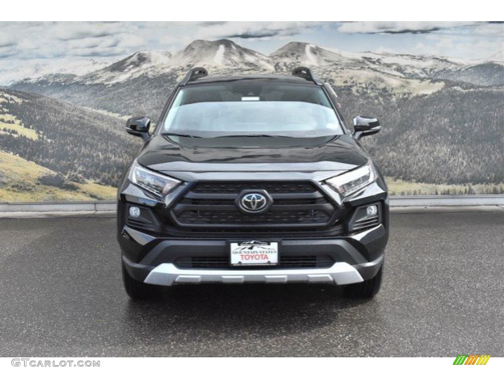 2019 RAV4 Adventure AWD - Midnight Black Metallic / Mocha photo #2