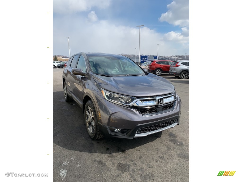 2019 CR-V EX-L AWD - Modern Steel Metallic / Gray photo #4