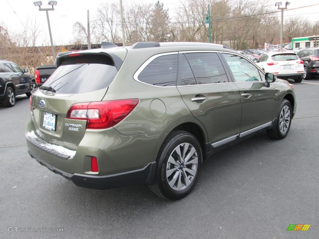 2017 Outback 2.5i Touring - Wilderness Green Metallic / Java Brown photo #6