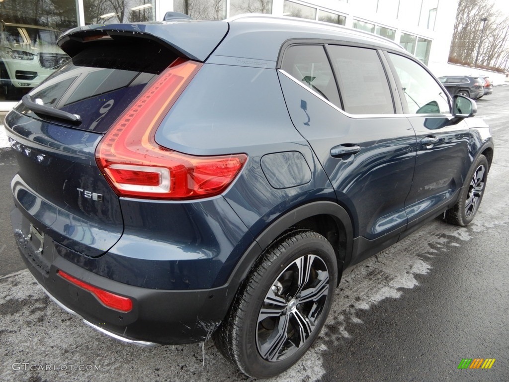 2019 XC40 T5 Inscription AWD - Denim Blue Metallic / Blond photo #2