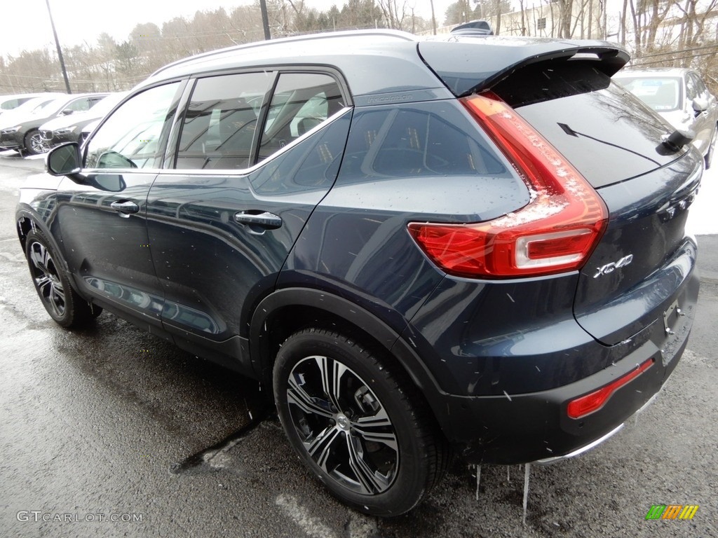 2019 XC40 T5 Inscription AWD - Denim Blue Metallic / Blond photo #4
