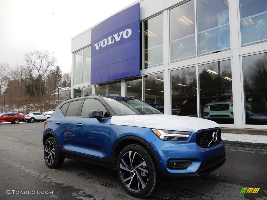 Bursting Blue Metallic 2019 Volvo XC40 T5 R-Design AWD Exterior Photo #132259526