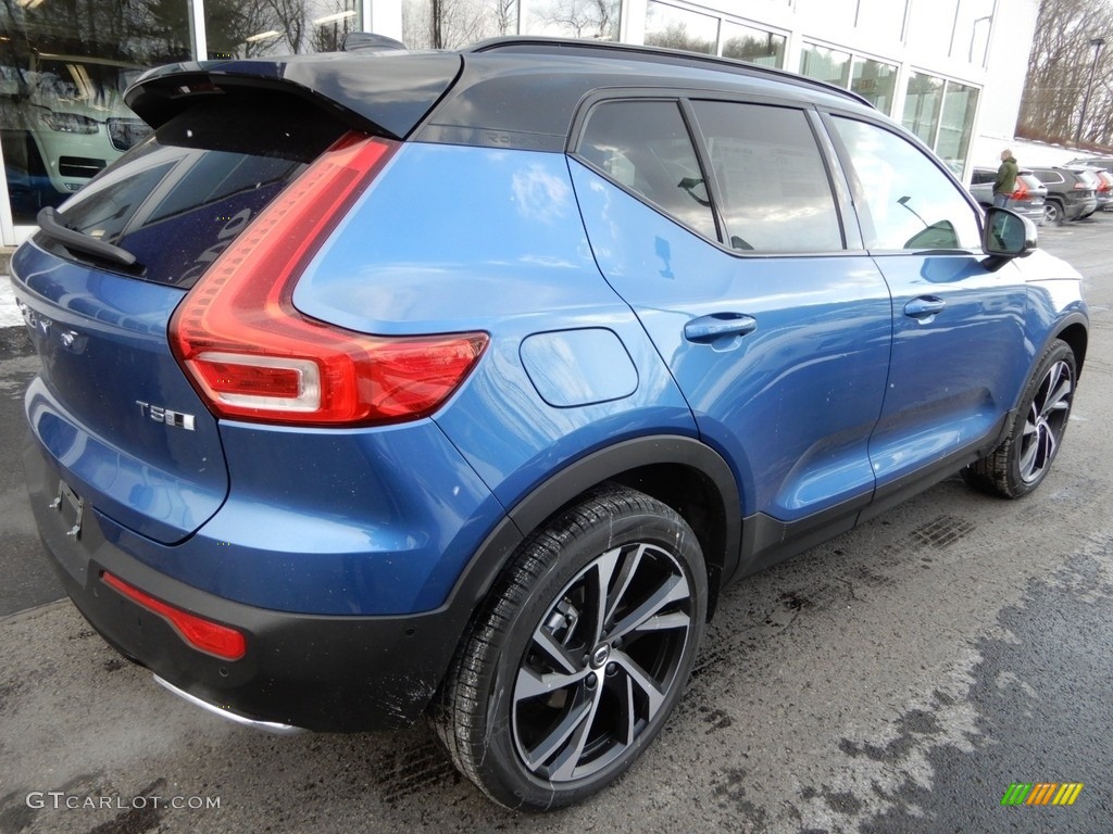 2019 XC40 T5 R-Design AWD - Bursting Blue Metallic / Charcoal photo #2