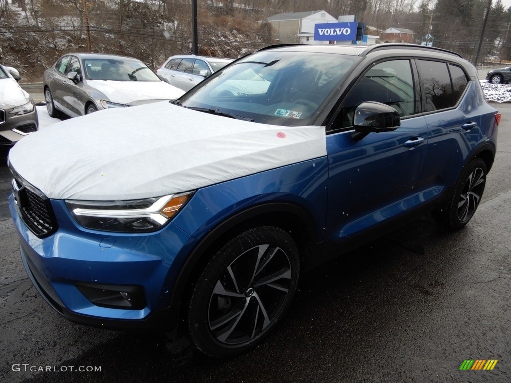2019 XC40 T5 R-Design AWD - Bursting Blue Metallic / Charcoal photo #5