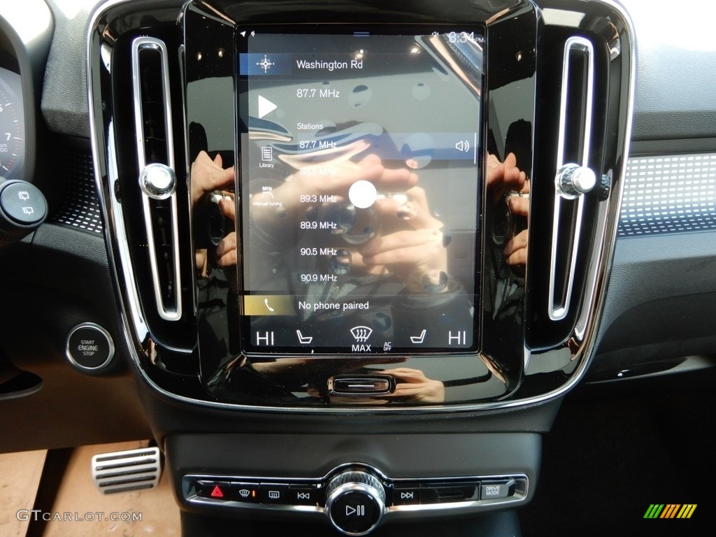 2019 XC40 T5 R-Design AWD - Bursting Blue Metallic / Charcoal photo #15