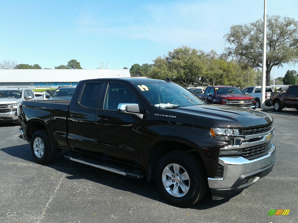 2019 Silverado 1500 LT Double Cab - Havana Brown Metallic / Jet Black photo #7