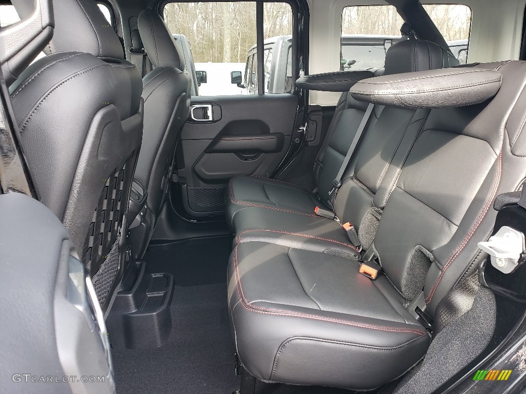 Black Interior 2019 Jeep Wrangler Unlimited Rubicon 4x4 Photo #132264755