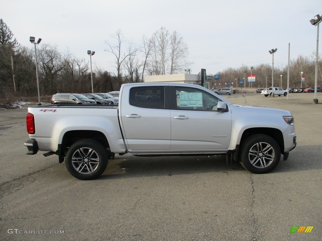 Silver Ice Metallic 2019 Chevrolet Colorado WT Crew Cab 4x4 Exterior Photo #132266786