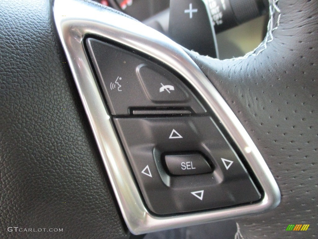 2019 Chevrolet Camaro SS Coupe Jet Black Steering Wheel Photo #132266846