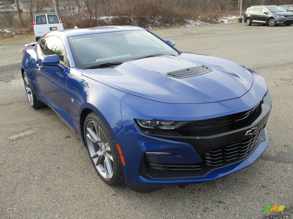 Riverside Blue Metallic 2019 Chevrolet Camaro SS Coupe Exterior Photo #132266870