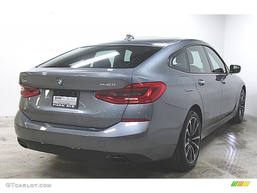 2018 6 Series 640i xDrive Gran Turismo - Bluestone Metallic / Black photo #3