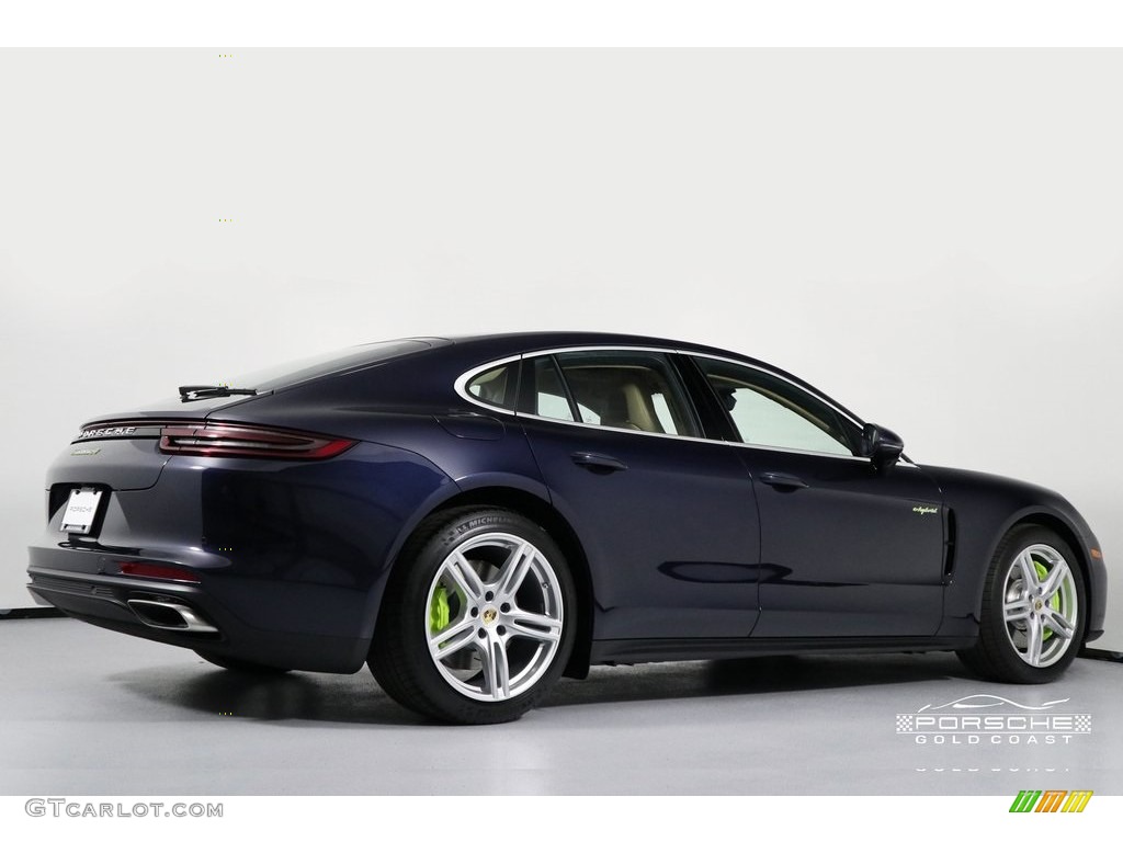 2018 Panamera 4 E-Hybrid - Night Blue Metallic / Black/Luxor Beige photo #9