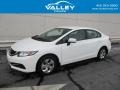 Taffeta White - Civic LX Sedan Photo No. 1