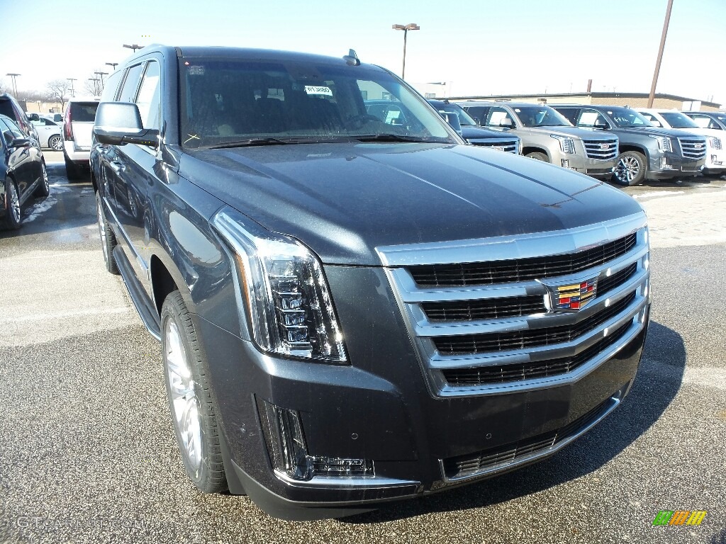 2019 Escalade ESV Luxury 4WD - Shadow Metallic / Jet Black photo #1