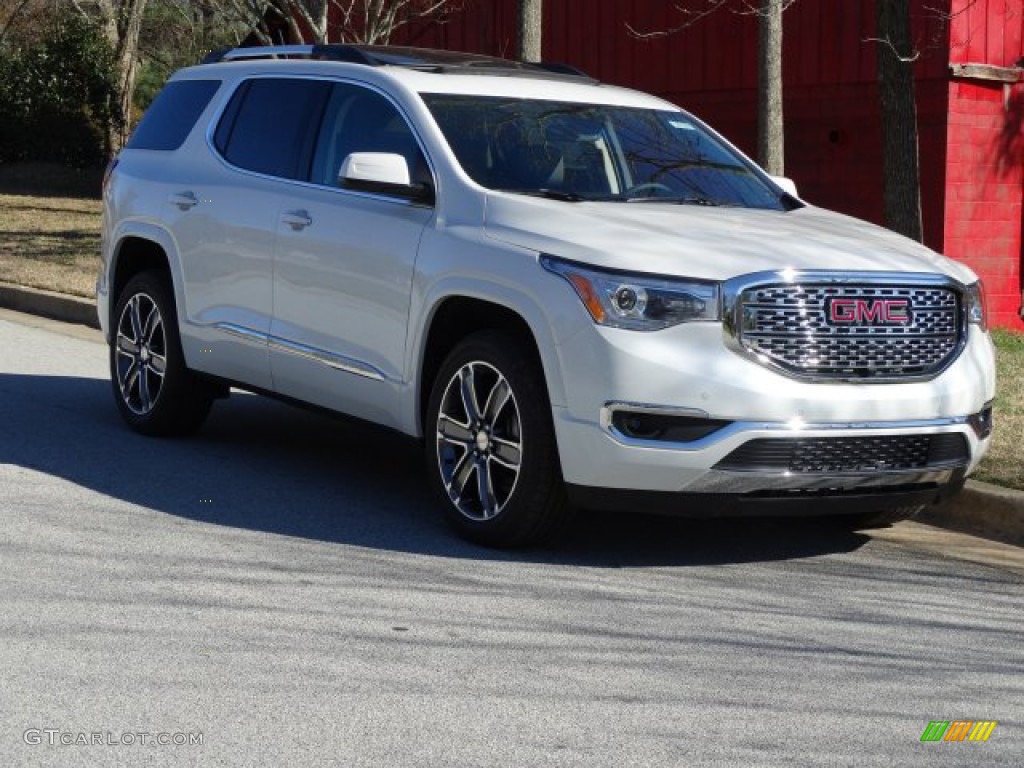 2019 Acadia Denali - White Frost Tricoat / Jet Black photo #1